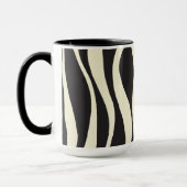 ブラック、グレー、クリームで引き出し マグカップ (左)