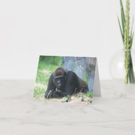 ブラック・ゴリラで今日の調子はどうだ？ ノートカード