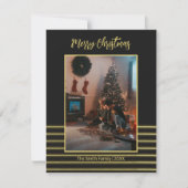 ブラック&ゴールデンストライプズ シーズンカード (正面)