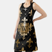 ブラック&ゴールデンフルーアデリス エプロン (インサイチュ)