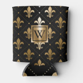 ブラック&ゴールデンフルーアデリス 缶クーラー (正面)