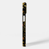 ブラック&ゴールドの秋の花 Case-Mate iPhoneケース (裏面 / 右)