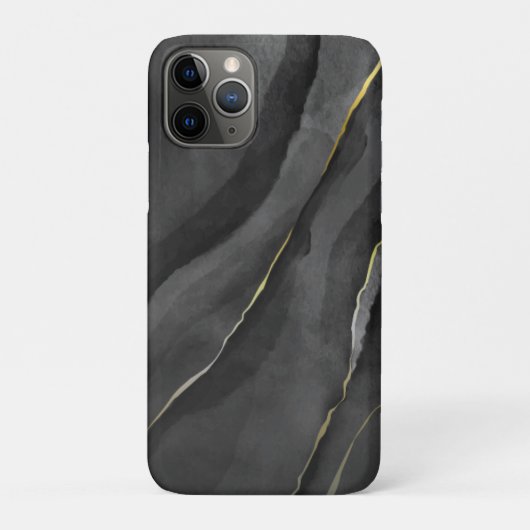 ブラック&ゴールドの自己発見 Case-Mate iPhoneケース (裏)