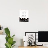 ブラック&ゴールドアゲート大理石サービス価格 ポスター (ホームオフィス)