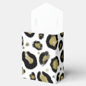 ブラック＆ゴールドヒョウ トラ柄 誕生日パーティー フェイバーボックス (オープン)