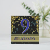 ブラック&ゴールド9周年パーティー 招待状 (スタンド正面)