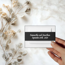 ブラック・ゴールド・フォイルのハート型の結婚花