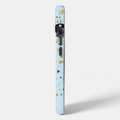ブラック ゴールド ブルー 天体 太陽 月 星 Case-Mate iPhoneケース (裏面 / 左)