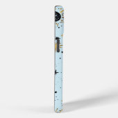 ブラック ゴールド ブルー 天体 太陽 月 星 Case-Mate iPhoneケース (裏面 / 右)
