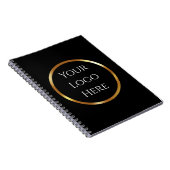 ブラック ゴールド ミニマリスト ノートブック (右側)