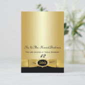 ブラック ゴールド 50周年 折りたたみ プレイース カード (スタンド正面)