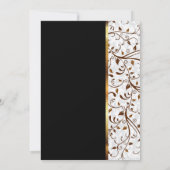 ブラック＆ゴールド 50周年 - 招待状 (裏面)