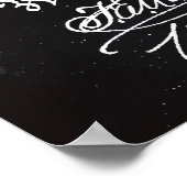 ブラック |サクソフォン特許 ポスター (角)