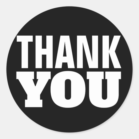 ブラック・サンキュー ラウンドシール (正面)
