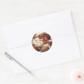 ブラック・サンタズ・ジョイ ラウンドシール (封筒)