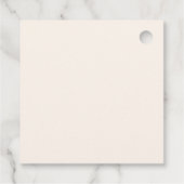 ブラック・ザッツ・アモーレ　ブライダルシャワーの感謝を伝える フェイバータグ (裏面)