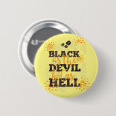 ブラック・ザ・悪魔のように熱く地獄のコーヒー 缶バッジ (正面&裏面)