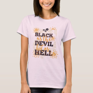 ブラック・ザ・悪魔のように熱く地獄のコーヒー Tシャツ
