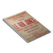 ブラック·シアター| leRoi Jonesスパイラルフォトノートブック ノートブック (右側)