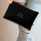 ブラック・シック・モノグラム アクセサリーポーチ