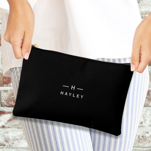 ブラック・シック・モノグラム アクセサリーポーチ