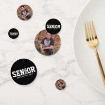 ブラック・シニア・エクシデーション・ブロック・レターの写真