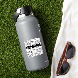 ブラック・シニア・シニアカスタムズ5人組み シール