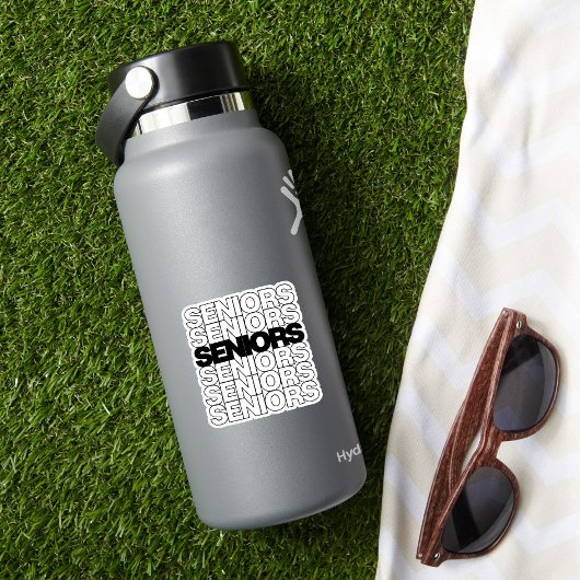 ブラック・シニア・シニアカスタムズ5人組み シール