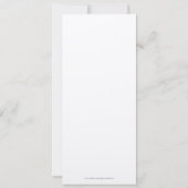 ブラック&シャンパンローンスター結婚式招待状 招待状 (裏面)