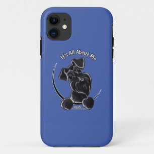 ブラック・シュナウザー・ザ・オール・ア・アラウム・ミー iPhone 11 ケース