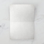 ブラック＆シルバーグリッターの感謝カード サンキューカード (内部)