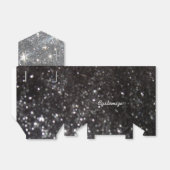 ブラック&シルバーグリッタービーフボックス フェイバーボックス (折り畳みなし)