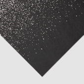 ブラック&シルバーグリッター 薄葉紙 (詳細)