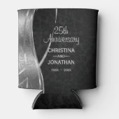 ブラック&シルバーダマスク – アニバーサリークーラーボックス 缶クーラー (正面)