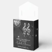 ブラック&シルバーディスコボール&ヒールのビーフボックス フェイバーボックス (オープン)