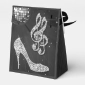 ブラック&シルバーディスコボール&ヒールのビーフボックス フェイバーボックス (裏面サイド)