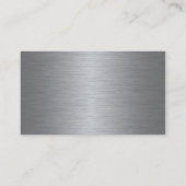 ブラック&シルバーマリ航海のンまたは名刺 名刺 (裏面)