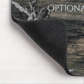 ブラック&シルバー離れズダークエレガンスグラマー マウスパッド (コーナー)