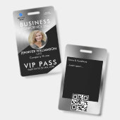 ブラック・シルバー・ビジネス・カンファレンス展示写真 バッジ (Front & Back)