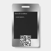 ブラック・シルバー・ビジネス・カンファレンス展示写真 バッジ (Back)