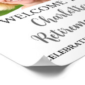 ブラック・シルバー・リタイア・パーティー8.5x11写真 ポスター (角)