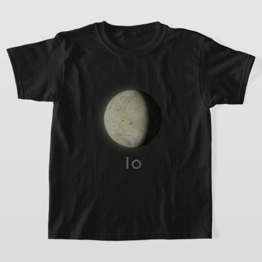 ブラック ジュピター 衛星 イオ Tシャツ (レイダウン)