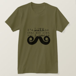 ブラック ジョーク ヒゲ Tシャツ