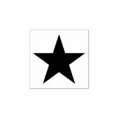 ブラック・スターのセルフインク・スタンプ ラバースタンプ (インプリント)
