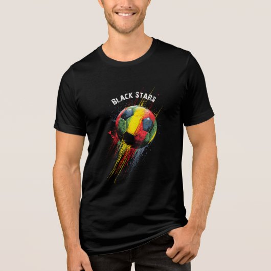 ブラック・スターズ トライブレンドＴシャツ (正面)