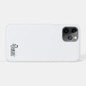 ブラック・スター・ドミニクの名前 Case-Mate iPhoneケース (裏面(横))
