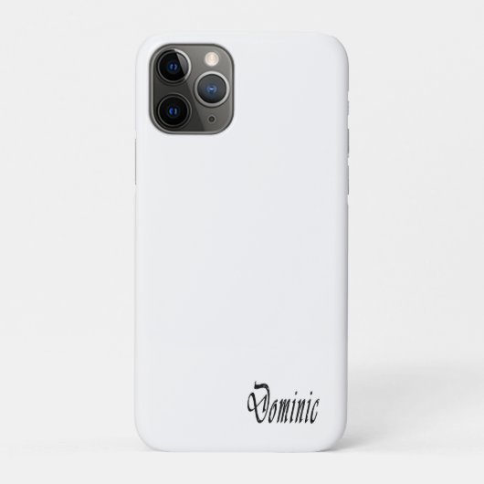 ブラック・スター・ドミニクの名前 Case-Mate iPhoneケース (裏)