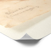 ブラック・ストーク（シコニア・ニグラ） 1835年、リア、エドワード、 ポスター (角)