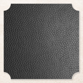 ブラック スネークスキン ペーパーコースター