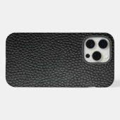ブラック スネークスキン iPhoneケース (裏面横)